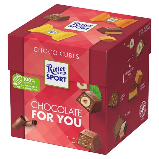 Ritter Sport Mix čokoládek v krabičce 22 ks 176g