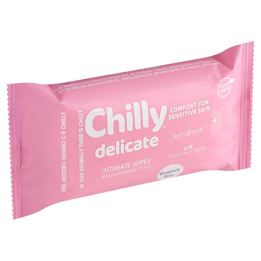 Chilly Delicate Pocket Intimate Wipes 12 pcs