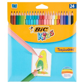 Bic Kids Tropicolors 2 barevné pastelky 24 ks