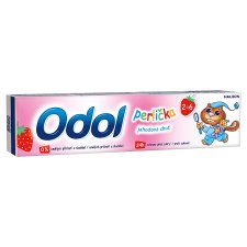 Odol Perlička Toothpaste with Fluoride Strawberry Flavor 50ml