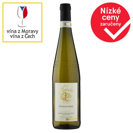 Habánské Sklepy Sauvignon suché bílé víno 0,75l