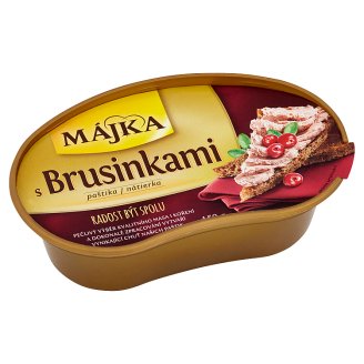 Májka Paštika s brusinkami 150g
