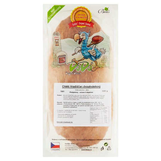 Beas DoDo - Dopeč Doma Chléb Hradišťan dvoukváskový 500g