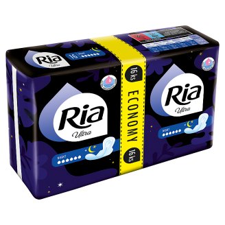 Ria Ultra Silk Night vložky 2 x 8 ks