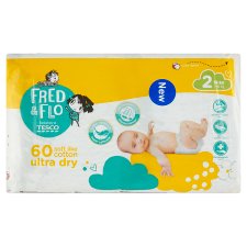 Fred & Flo Ultra Dry Diapers 2 Mini 60 pcs