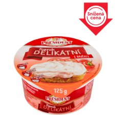 Président Tvaroh delikátní s rajčaty 125g