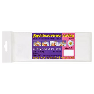Select Rychlozavírací sáčky zipové 3l 25 x 35 cm 10 ks
