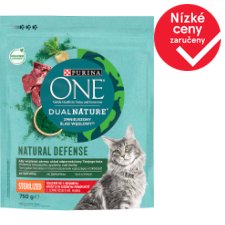 PURINA ONE DualNature NATURAL DEFENSE Sterilised with Beef and Spirulina 750g