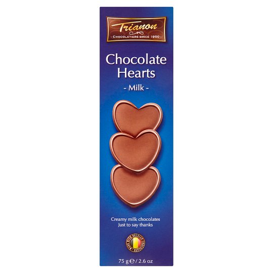 Trianon Srdíčka z mléčné čokolády 75g