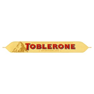 Toblerone Švýcarská mléčná čokoláda s medovo-mandlovým nugátem 50g
