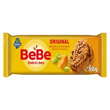 Opavia BeBe Good Morning Cereal Biscuits with Muesli and Orange Flavour 50g