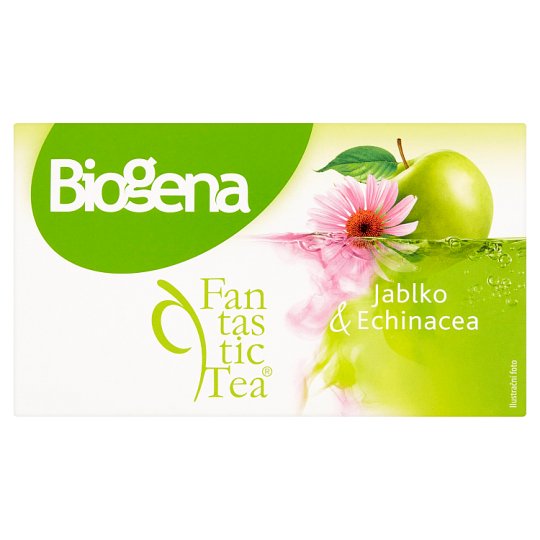 Biogena Fantastic Tea Jablko & echinacea ovocný čaj aromatizovaný, porcovaný 20 x 2g