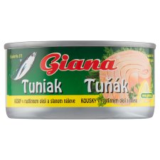 Giana Tuňák kousky v rostlinném oleji a nálevu 185g