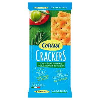 Colussi Krekry s olivovým olejem a rozmarýnem 250g