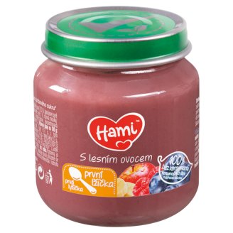 Hami ovocná přesnídávka S lesním ovocem první lžička 125g