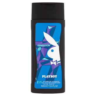 Playboy #Generation 2v1 sprchový gel a šampón 400ml
