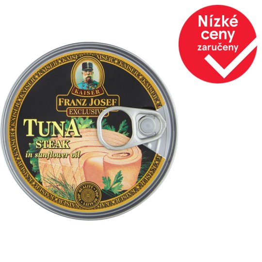 Franz Josef Kaiser Exclusive Tuňák steak ve slunečnicovém oleji 170g