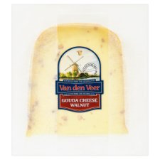 Van den Veer Gouda 50+ s vlašskými ořechy (krájená) 200g