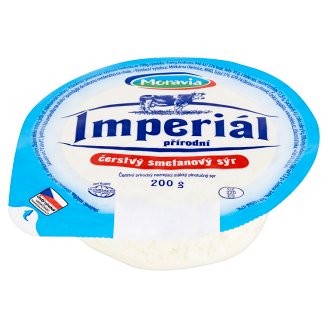 Moravia Imperiál Přírodní čerstvý smetanový sýr 200g