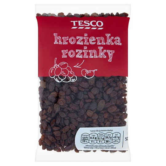 Tesco Raisins 500g Tesco Groceries