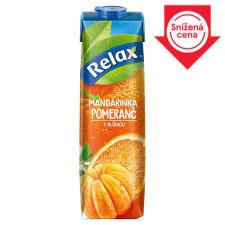 Relax Mandarinka pomeranč s dužninou 1l