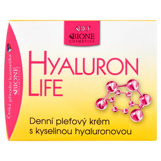 Bione Cosmetics Bio Hyaluron Life denní pleťový krém s kyselinou hyaluronovou 51ml
