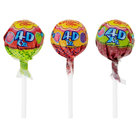 Chupa Chups XXL 4D Drops se žvýkačkou uvnitř 29g