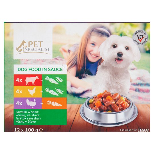 Tesco Pet Specialist Kousky v omáčce 12 x 100g