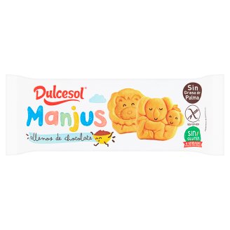 Dulcesol Manjus piškot s čokoládovou náplní 180g
