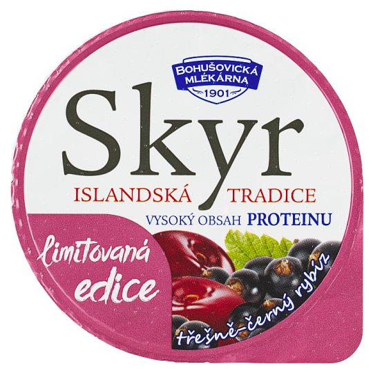 Bohušovická Mlékárna Skyr třešně-černý rybíz 140g