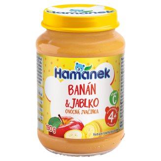Hamánek S banány a jablky 190g