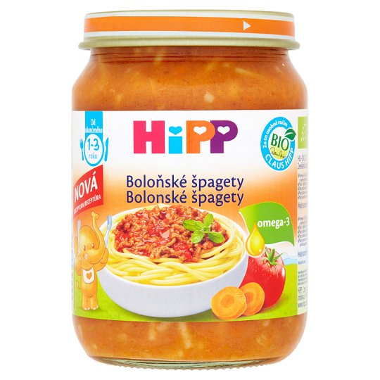 HiPP Bio boloňské špagety 250g