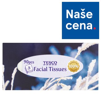 Tesco Papírové kapesníky 90 ks