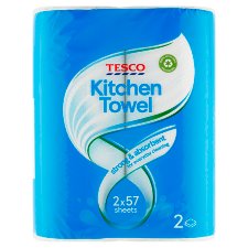 Tesco Kitchen Towel 2-Layer 2 Rolls