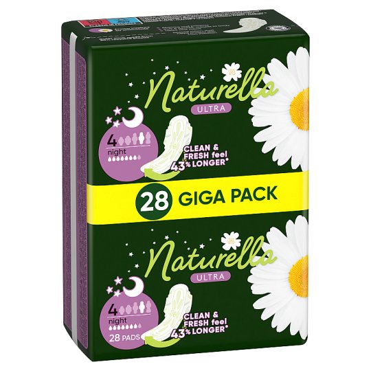 Naturella Ultra Night Sanitary Towels With Wings x28 Tesco Groceries