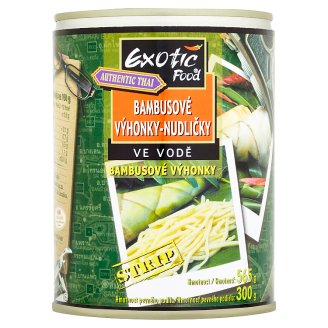Exotic Food Authentic Thai Bambusové výhonky - nudličky ve vodě 565g