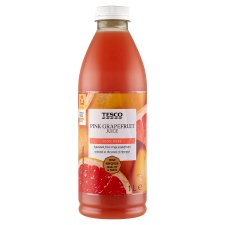 Tesco Šťáva z růžového grapefruitu s dužinou 1l