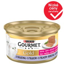 GOURMET Gold Kitten paštika s telecím 85g