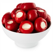 Perla Marinované cherry červené papriky sladké mírně pikantní plněné sýrem