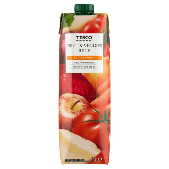 Tesco Fruit & Veggies Juice 1L Tesco Groceries