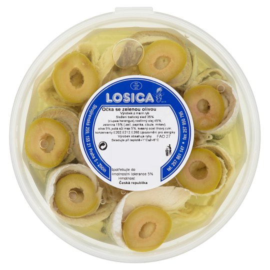 Losica Eyes with Olive Green in Oil 200g