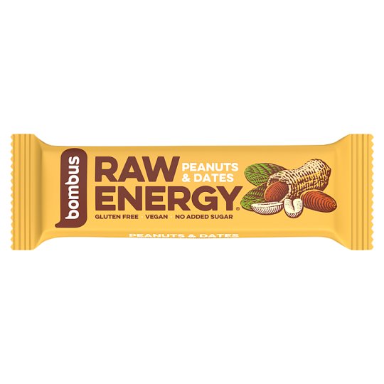 Bombus Raw Energy Peanuts & dates 50g