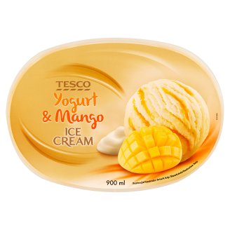Tesco Mražený krém s jogurtem a mangovým krémem 900ml
