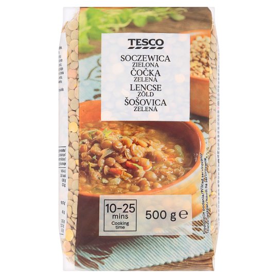 Tesco Green Lentils 500g