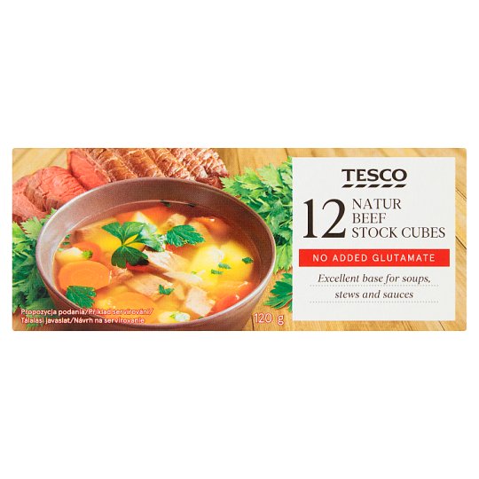 Tesco Hovězí bujón kostky 12 x 10g