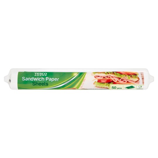 Tesco Snídaňový papír archy 29,5cm x 23cm 50 ks