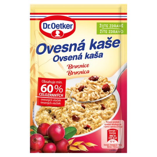 Dr. Oetker Ovesná kaše brusinka 62g