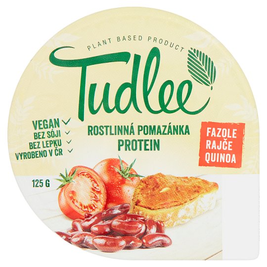 Tudlee Rostlinná pomazánka fazole, rajče, quinoa 125g
