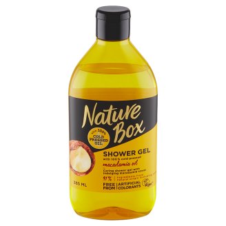 Nature Box sprchový gel Macadamia Oil 385ml