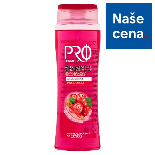 Tesco Pro Formula Šampon Cranberry 400ml